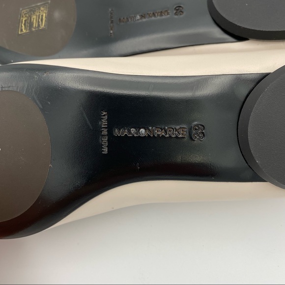 💗Marion Parke Natalie Leather Pointed Toe Flat Loafer - Picture 9 of 10